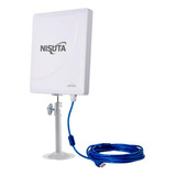 Antena Cpe Wireless Nisuta Dual Band 5.8ghz Usb 12 Dbi Panel