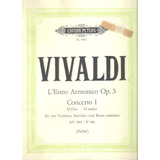 Vivaldi, L'estro Armonico Concierto I, Re Mayor, Peters