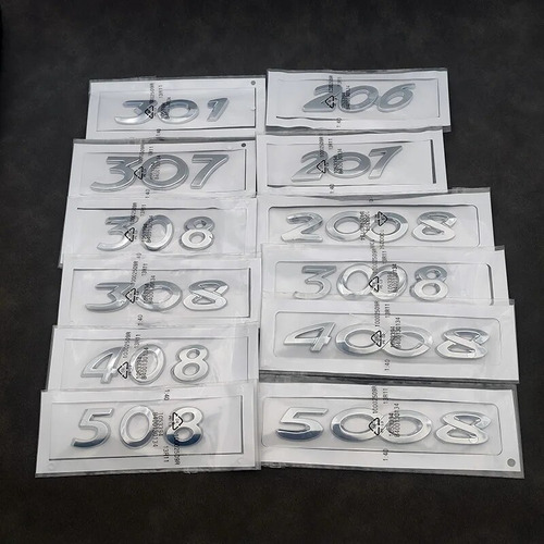 For Peugeot 107 206 207 208 301 307 308 508 Logo Sticker