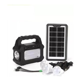 Kit Solar Emergencia Camping 220v Ampolletas 36hrs