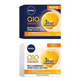 Kit Nivea Creme Q10 Energy C/ Vitamina C Dia + Noite