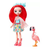 Muñeca Enchantimals Fanci Flamingo & Swash Mascota Mattel