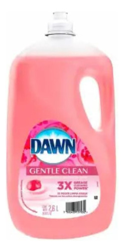 Lavatrastes Dawn Gentle Clean Líquido En Botella 2600 ml