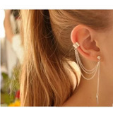 Aretes Ear Cuff Set 5 Piezas Ajustables Sin Perforacion Moda