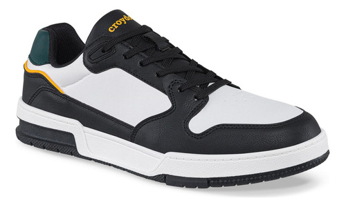 Zapatos Dravon Blanco-neg Para Hombre Croydon