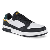 Zapatos Dravon Blanco-neg Para Hombre Croydon