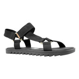 Sandalias Negras Casuales Zapatos Mujer Moleca 5454101