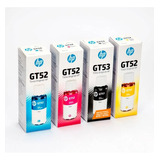 Pack Tinta Hp Gt 53, Gt 52 Originales