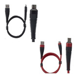 Cable De Datos Cargador Usb A Tipo V8 1 Metro Silicona 