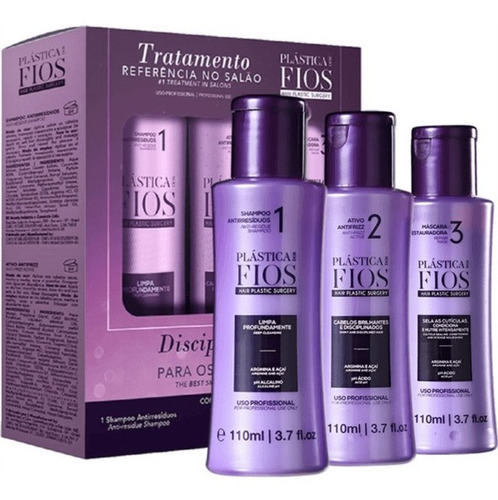 Kit Cadiveu Professional Plástica Dos Fios 3x110ml