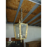 Farol Antiguo De Bronce Tres Luces Colgante 54901 Ef85mil