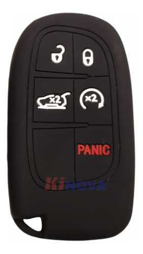 Funda Silicon Dodge Jeep 3 Botones Journey Cherokee Ram