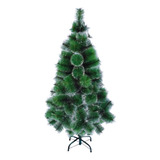 Árvore Natal Pinheiro 1,20mt Decorativa Verde Nevada - Luxo