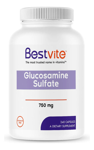 Bestvite | Sulfato Glucosamina | 750mg | 240 Capsulas