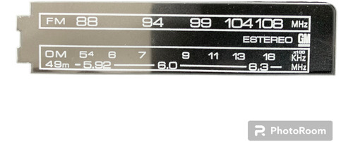 Dial (visor) Rádio Motoradio Com Logo Gm (leia A Descrição)