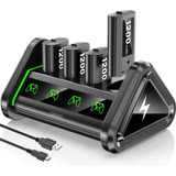 Baterias Xbox Series/one X/s/elite  Pack X4 Con Cargador Usb