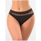 Colaless Tanga Invisible De Malla - Shein 