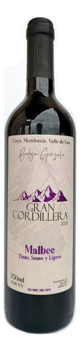 Vinho Argentino Tinto Suave Gran Cordillera 750ml