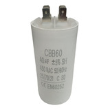 Condensador Capacitor Circular 40uf 400 500 450v Cbb60 Cbb65
