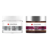Lidherma Kit Hyaluronic 4d Face Cre + Retinol A+ Daily Cream