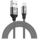 Cabo Carregador Recarga Usb-c Tipo-c Em Inox 1 Metro ELG