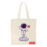 Bolsa Tote Bag Nasa Astronauta Volando