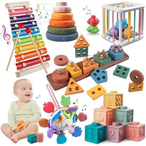 Juguetes Montessori Bebés De 1 Año Adelante, Juguetes...