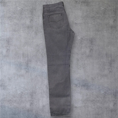 Pantalón Para Hombre Gris Oxfort Corte Recto