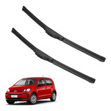 Kit 2 Escobillas Delanteras Flex Goma Vw Up 2014 A 2022