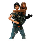 Ellen Ripley Newt Deluxe Pack Aliens Resgate Resgatando Alic