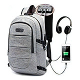 Mochila Antirrobo Para Portatil Con Puerto Usb