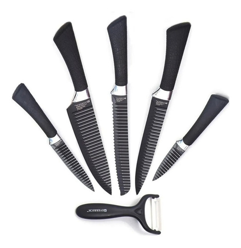 Juego Set De Cuchillos Elegante Para Cocina Chef 6 Piezas