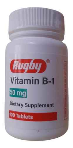 Vitamina B1 100tabs Rugby - Unidad a $3171