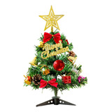 Árbol De Navidad + Accesorios De Decoración + Cadena De Led