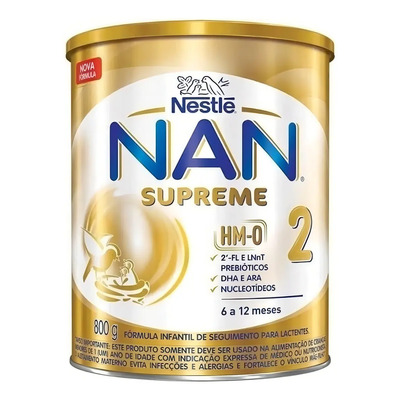 Fórmula Infantil Nan Supreme Pro 6 a 12 Meses 800g | Frete grátis