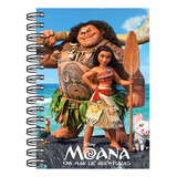 Agenda 2023 Moana Tamanho 14x20 Capa Dura Personalizada