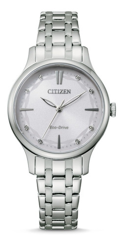 Reloj Dama Citizen Ecodrive Em0890-85a Agente Oficial M