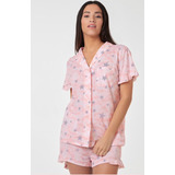 Pijama So Pink Camisero Con Short Trendy 18032 Talle S Al Xl