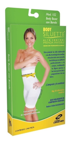 Faja Body Siluette Reduce Cintura    4 Tallas 3 Colores