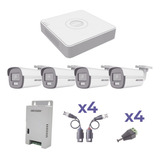 Kit Colorvu Turbohd 1080plite  Dvr 4 Canales 4 Cámaras 2mp