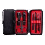 Estuche Set Manicure Pedicure Kit Cortauñas 7 Piezas De Lujo