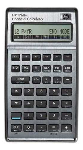 Hp 17bii+ - Calculadora Financiera, Color Plateado