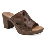 Sandalia Para Mujer Flexi 102920 Color Cafe Ce D8