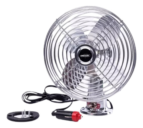 Ventilador Metalico 6p 12v Reforzado Autos Motor Home