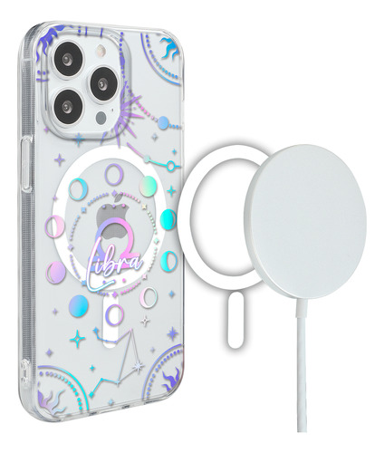 Funda Para iPhone Magsafe Mujer Signo Zodiaco Libra