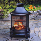 Northwest Sourcing, Chimenea Para Cocinar Al Aire Libre Color Negro