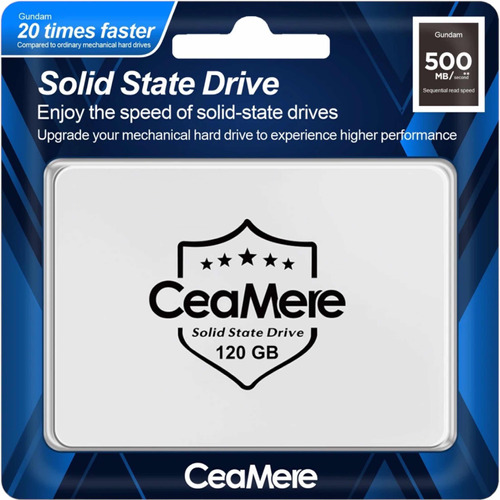 Ssd 120gb Ceamere Sata3 Spc 202224 Ceamere Branco Ssd Rapido Lacrado Original Com Nota Fiscal