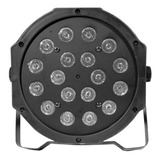 Proton Led 18x3w Cosmo Uv Luz Negra Tecshow Remoto En Promo