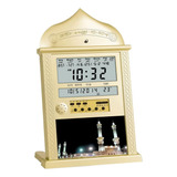 Reloj De Pared Eastvita Digital Oracion Musulmana Dorado
