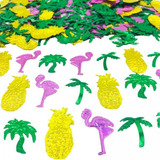 6 Confeti Fiesta Hawaiana Verano Mesa Confeti Dulce Ambiente